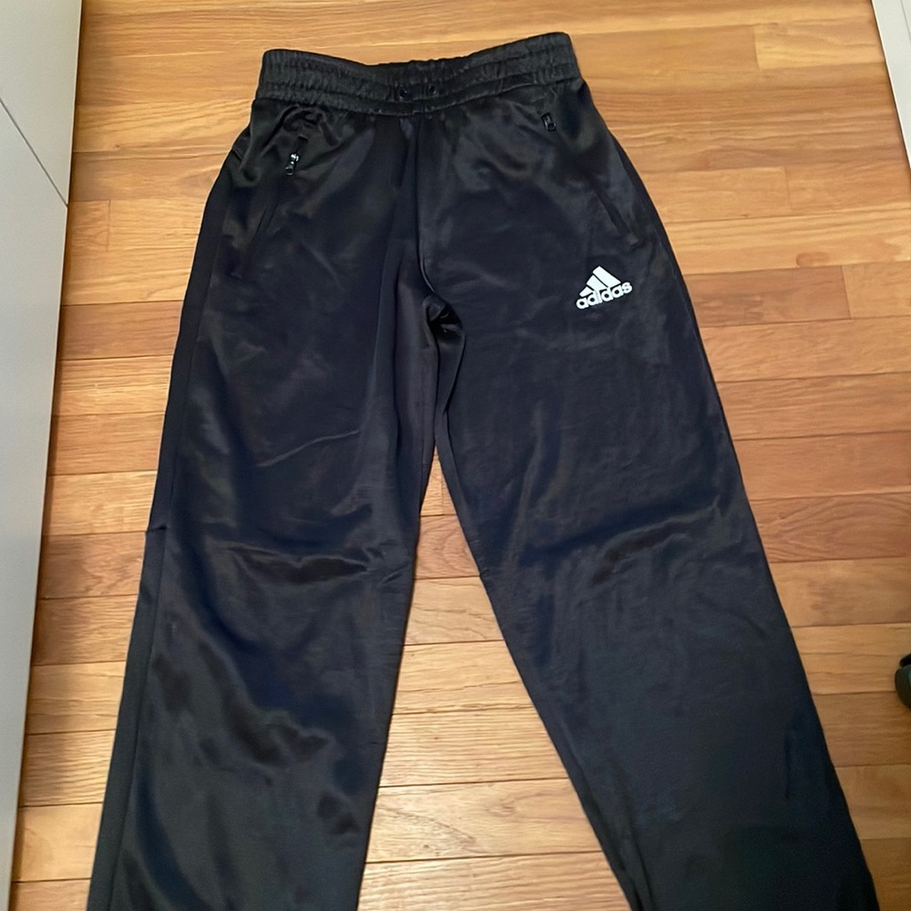 Mens Small Adidas Black Logo Sweatpants